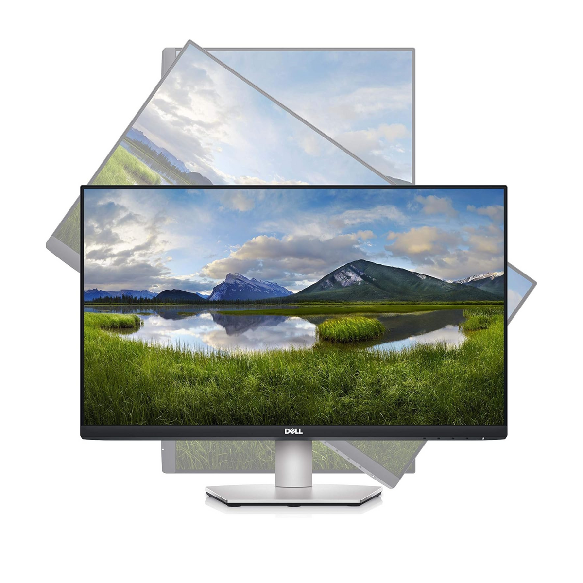 Dell S2421HS 24 Inch Full HD 1080p, IPS Ultra-Thin Bezel Monitor, Silver, Black