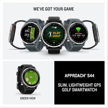 GARMIN GPS Golf Lightweight Smartwatch Approach S44 | Bright and Colorful 1.2 Inch Amoled Display | Upto 15 Hours of Battery Life in GPS Mode 43,000+ Preloaded Golf Courses