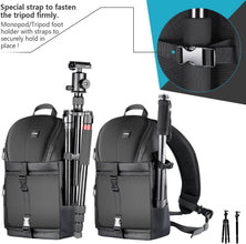 Neewer Professional Camera Sling Backpack for Nikon Canon Sony and Other DSLR and Lens, Tripod, Other Accessories, Waterproof and Anti Tear Bag with Padded Partitions