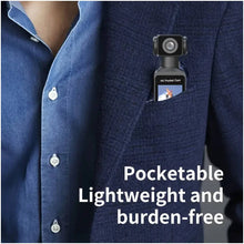 Portable 4K Action Camera, 270° Rotating Lens & 3.38cm CMOS, Not Anti-Shake, Lightweight Design, USB Rechargeable, Handheld, 1000mAh Battery, Black | Portable 4K Action Camera