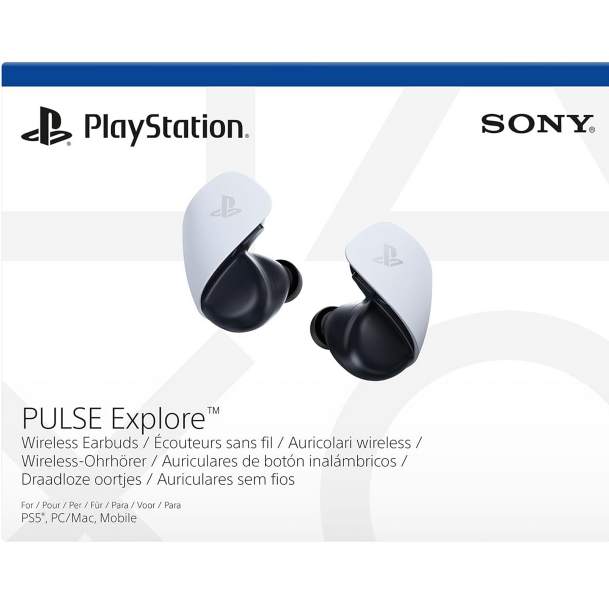 Sony PlayStation PULSE Explore wireless earbuds, White