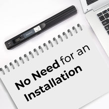 MUNBYN Portable Scanner, Photo Scanner for A4 Documents Pictures Pages Texts in 900 Dpi, Flat Scanning, Include 16G SD Card, Wand Document Reader Uploads Images to Computer Via USB Cable, No Driver