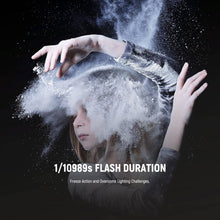 NEEWER Q4 400Ws 2.4G TTL Flash,1/8000 HSS, All in One Strobe Light, Outdoor Photography Monolight, 30W Modeling Lamp, 400W Full Power Flash, 0.01-1.2s Recycling, Black | Q4-400Ws