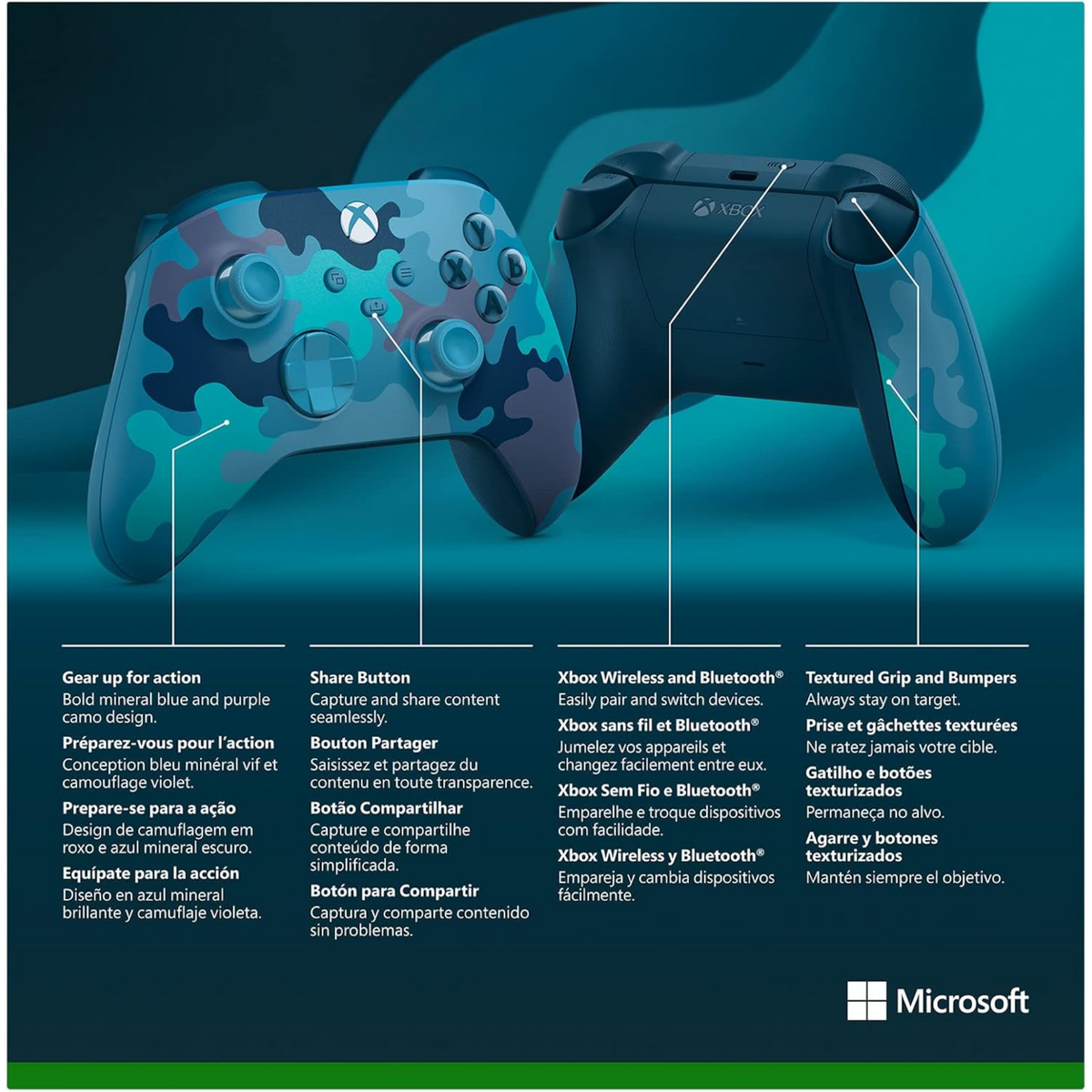 Xbox Core Wireless Controller – Mineral Camo (Special Edition)