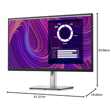 Dell P2723D Monitor - 26.96-inches QHD (2560 x 1440) 60Hz Display, sRGB 99%, 5ms Response Time, HDMI/DP/USB 3.2 Gen 1 Connectivity, Height/Tilt/Swivel/Pivot Adjustability, 16.7 Million Colors - Black