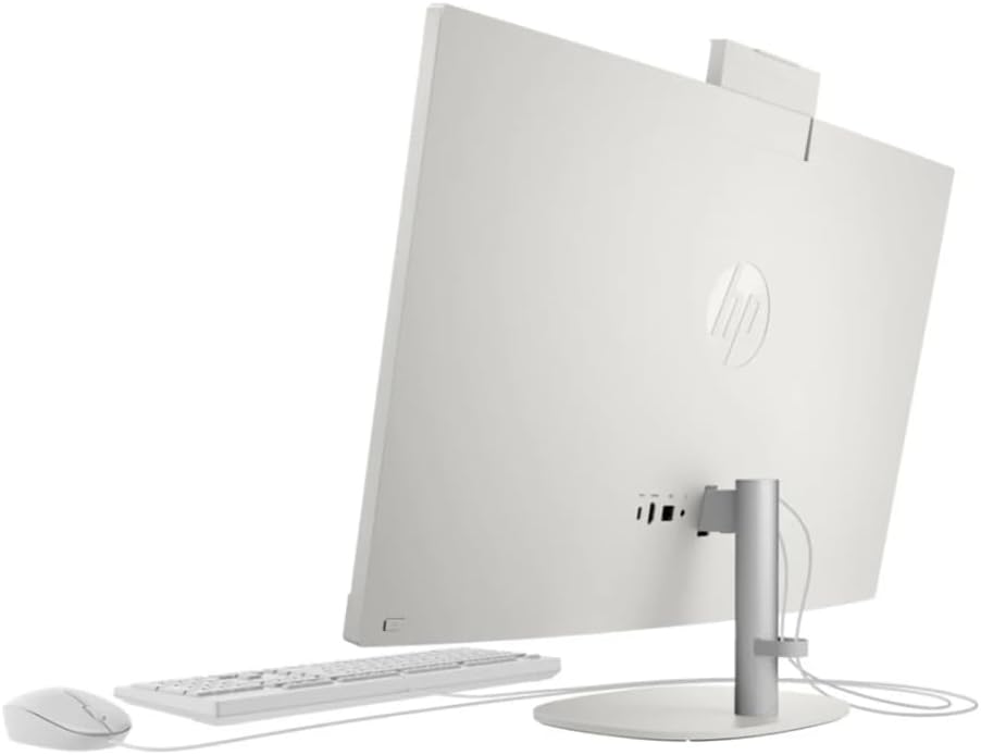 2024 Newest HP All-in-One 24-inch Desktop, 13th Generation Intel Core i5-1335U processor| 8GB DDR4 RAM| 512GB NVMe SSD| 23.8” FHD Display | Windows 11 (Shell White)