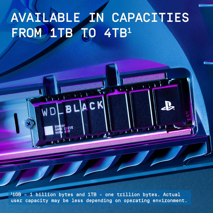 WD_BLACK 2TB SN850P NVMe M.2 SSD Officially Licensed Storage Expansion for PS5 Consoles