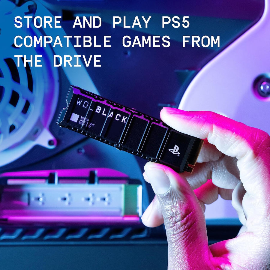 WD_BLACK 2TB SN850P NVMe M.2 SSD Officially Licensed Storage Expansion for PS5 Consoles