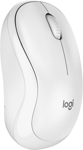 Logitech M240 Silent Bluetooth Mouse, Wireless, Compact, Portable, Smooth Tracking, 18-Month Battery, for Windows, macOS, ChromeOS, Compatible with PC, Mac, Laptop, Tablets - White