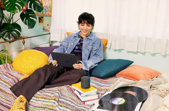 Sony SRS-XB100 Wireless Bluetooth Speaker, Portable, Lightweight, Compact, Outdoor, Travel Speaker, Durable, IP67 Waterproof and Dustproof, 16 Hour Battery, Carry Strap, Hands-Free Calling, Blue