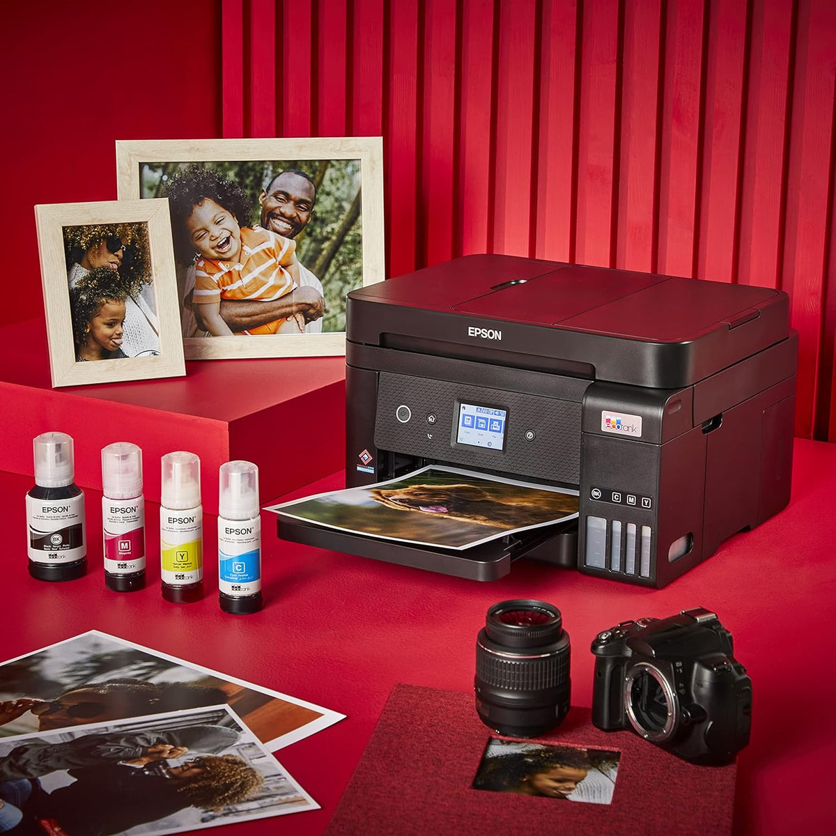 Epson Ecotank L6290 Office Ink Tank Printer A4 Colour 4 In 1 With Adf, Wi Fi And Smart Panel Connectivity Lcd Screen, Black, Compact