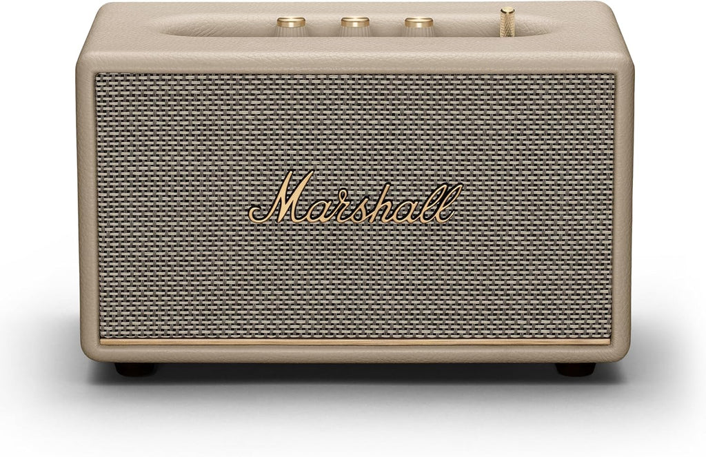 Marshall Acton III 60W Premium Home Wireless Speaker with Bluetooth 5.2 and Multiple Inputs - Enjoy signature Marshall sound | Cream