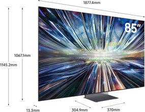 Samsung 85 Inch Neo QLED TV, QN900D, 8K, Mini LED, 8K AI Upscaling Pro, Infinity Air Design, Samsung TV Plus, Tizen Smart TV, QA85QN900DUXZN (2024 - UAE Version)