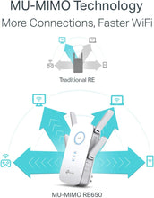 TP-Link AC2600 WiFi Extender(RE650), Up to 2600Mbps, Dual Band WiFi Range Extender, Gigabit port, Internet Booster, Repeater, Access Point,4x4 MU-MIMO (UAE Version)