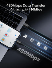 UGREEN iPhone Charger Cable 1M, [MFi Certified] USB C to Lightning Cable Fast Charging Power Delivery PD 20W Charging for iPhone 14/14 Pro/Plus/ Pro Max, 8-13 All Series, iPad-Black