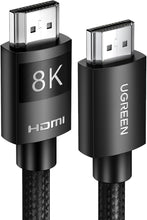 UGREEN HDMI Cable 3M 8K HDMI 2.1 Ultra HD High-Speed 48Gbps 8K@60Hz Braided Cord eARC Dynamic HDR Dolby Vision Compatible with MacBook Pro PS5 Switch TV Xbox Roku UHD TV Blu-ray Projector