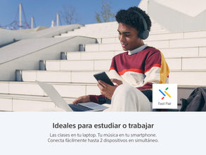 Sony WH-CH520 Wireless On-Ear Headphones Up to 50 Hours Battery Life, Black (National Version)