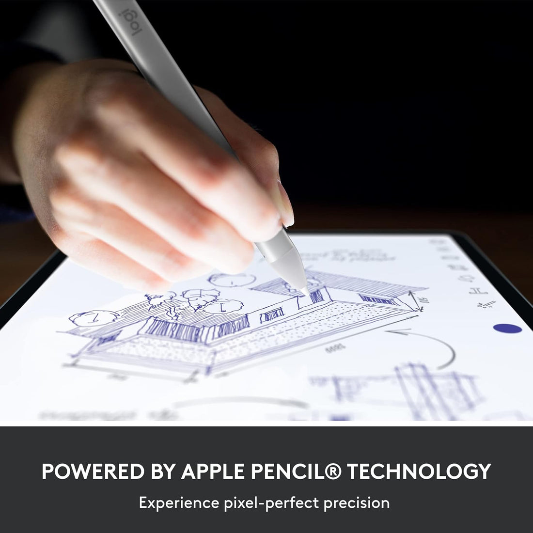 Logitech Crayon Digital Pencil for iPad (USB C Port Compatibility Only) Featuring Apple Pencil Technology