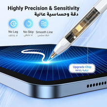 UGREEN Stylus Pen for Apple iPad LED Power Display Tilt Sensitivity Strong Magnetic Adsorption Palm Rejection, Universal iPad Stylus Pencil 1/2 Generation, For iPad 2018-2022, iPad, Pro, Air, Mini