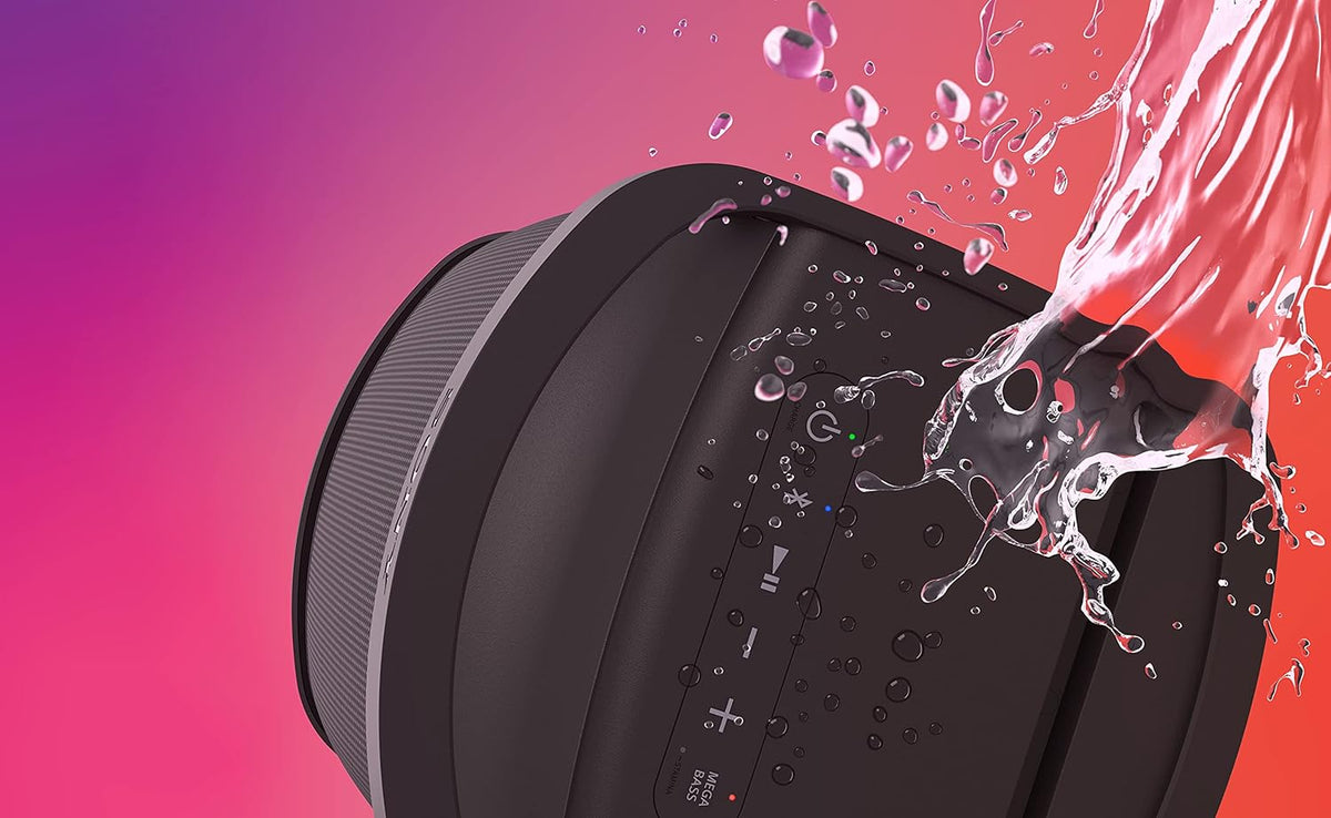 Sony SRS-XP500 X-Series Wireless Portable Bluetooth Karaoke Party Speaker IPX4 Splash-Resistant with 20 Hour Battery