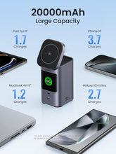 UGREEN Nexode Power Bank 20000mAh 145W Qi2 Certified 15W Wireless Fast Charging 4-Way Output Battery Pack with TFT Display Laptop Portable Charger Compatible with Dell, iPad, iPhone 16, AirPods, etc