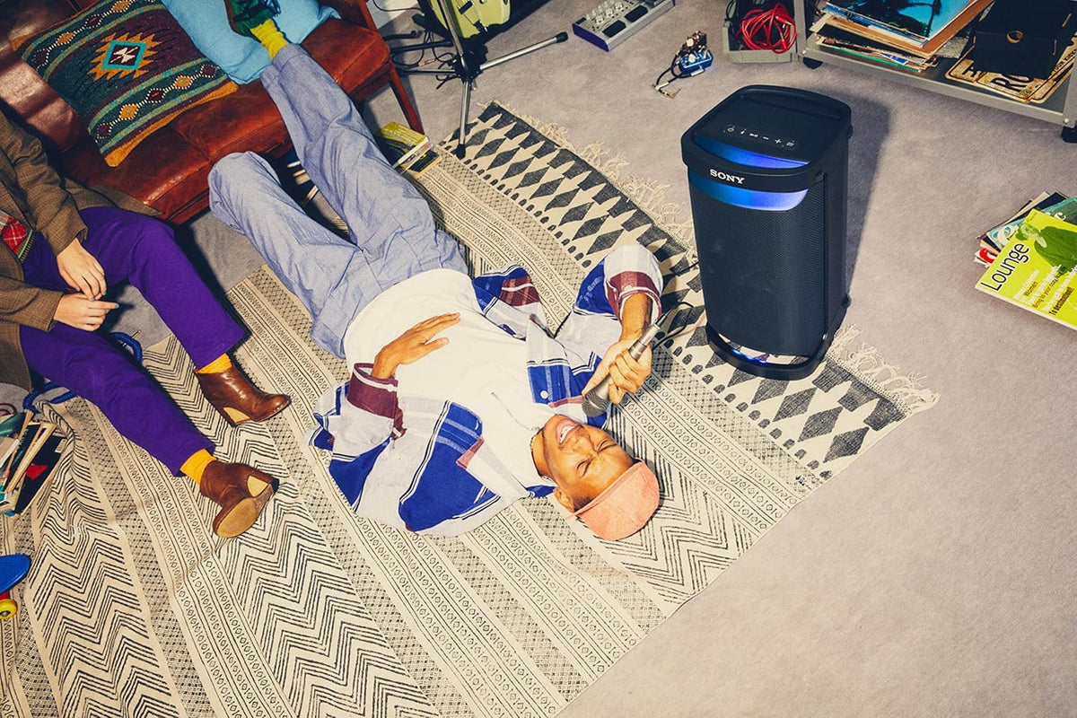 Sony SRS-XP500 X-Series Wireless Portable Bluetooth Karaoke Party Speaker IPX4 Splash-Resistant with 20 Hour Battery