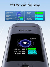 UGREEN Nexode Power Bank 20000mAh 145W Qi2 Certified 15W Wireless Fast Charging 4-Way Output Battery Pack with TFT Display Laptop Portable Charger Compatible with Dell, iPad, iPhone 16, AirPods, etc