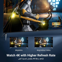 UGREEN HDMI Cable 3M 8K HDMI 2.1 Ultra HD High-Speed 48Gbps 8K@60Hz Braided Cord eARC Dynamic HDR Dolby Vision Compatible with MacBook Pro PS5 Switch TV Xbox Roku UHD TV Blu-ray Projector