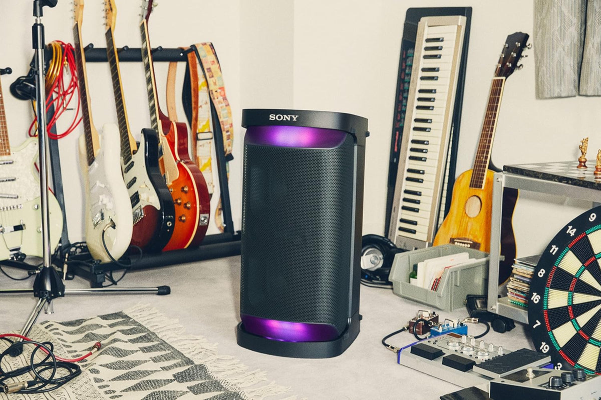 Sony SRS-XP500 X-Series Wireless Portable Bluetooth Karaoke Party Speaker IPX4 Splash-Resistant with 20 Hour Battery