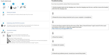 Sony WF-C510 Truly Wireless Earbuds, 22 hours battery life, Clearer hands-free calling, Multipoint Connection, Ambient Sound Mode, IPX4 Water Resistance, Blue, UAE Version - 1-Year warranty