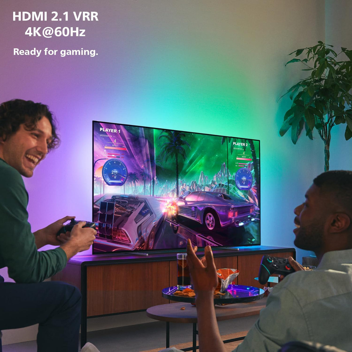 PHILIPS (FLAGSHIP MODEL) 65 INCH PREMIUM QLED GOOGLE SMART TV | WORLDWIDE WARRANTY | DOLBY VISION & ATMOS | ADVANCED IMAGE PROCESSOR | QLED GOOGLE SMART TV WITH ULTRA -ADVANCED FEATURES