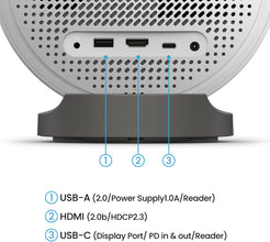[2025 Launch]BenQ GV50 Laser Portable Projector, 500Lms, 1080p, 4K Supported, Ceiling Projection, Tripod Base, Rotating Angle, Google TV, Certified Netflix, WiFi & Bluetooth, Deep Woofer Speaker.