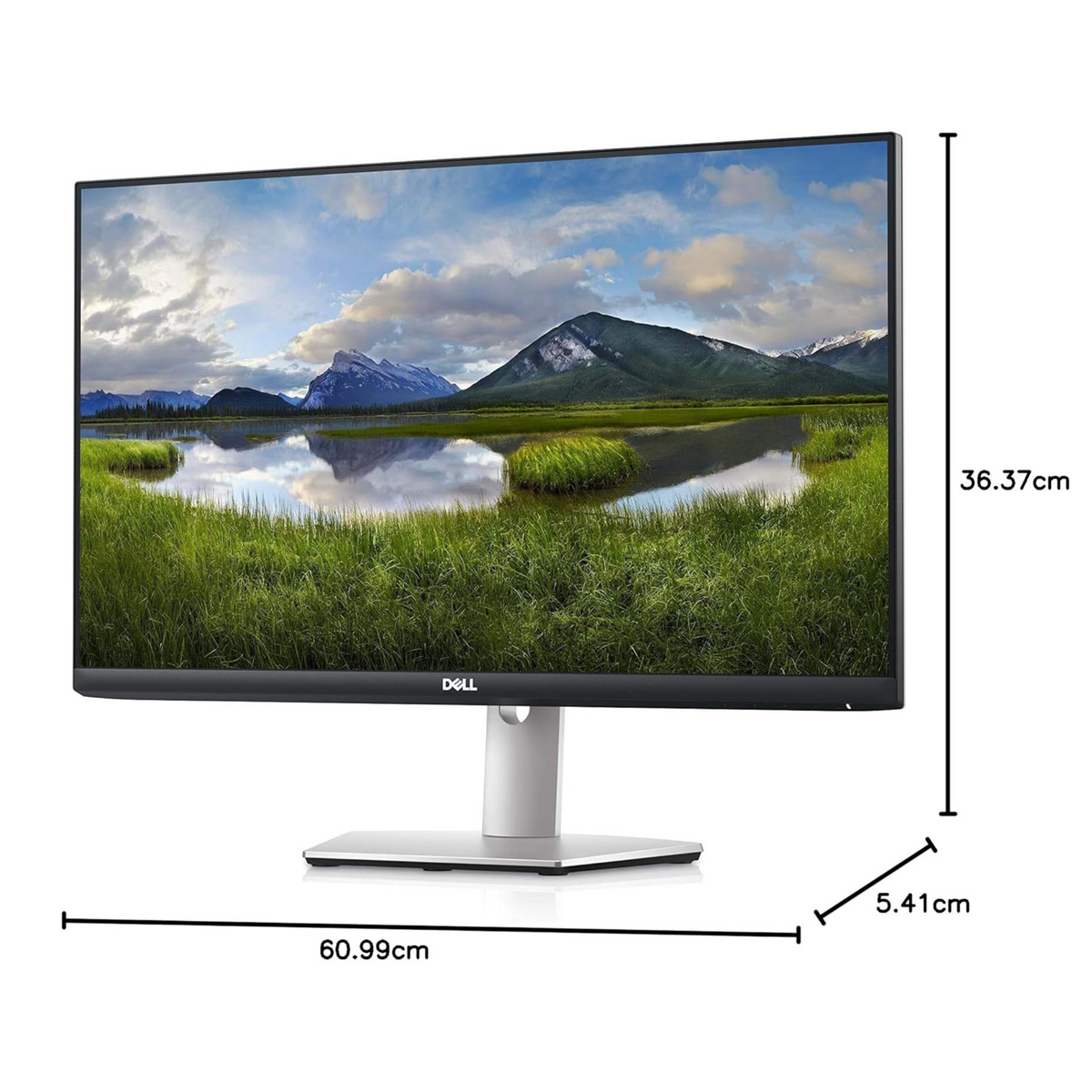 Dell S2421HS 24 Inch Full HD 1080p, IPS Ultra-Thin Bezel Monitor, Silver, Black