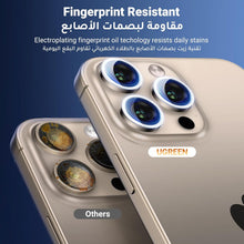 UGREEN iPhone 16 Pro/16 Pro Max Camera Lens Protector 2 Pack Ultimate Drop Defense HD Lossless Shooting Individual Lens Protector Easy to Install, Anti Fingerprint, Compatible with 99% Phone Cases