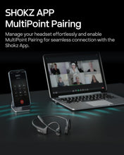 SHOKZ OpenComm2 UC 2025 Upgrade Bone Conduction Headset with USB-C adapter, Open-Ear Bluetooth Headphone with Noise Cancelling Mic, Wireless Earphone for Work, Call, Meeting, Driving, 16H Talktime