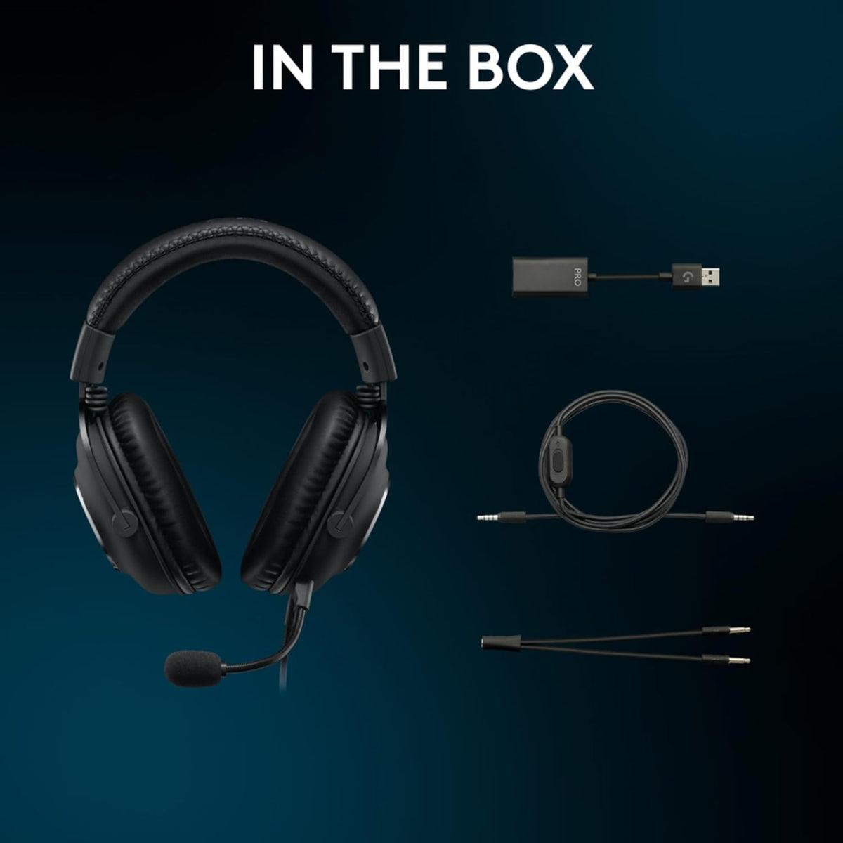 Logitech G Pro X SE Wired Gaming Headset with Microphone: Detachable Mic, DTS Headphone:X 7.1, Memory Foam Ear Pads, 50 mm Drivers, USB DAC, for PC, Xbox, PS5 - Black