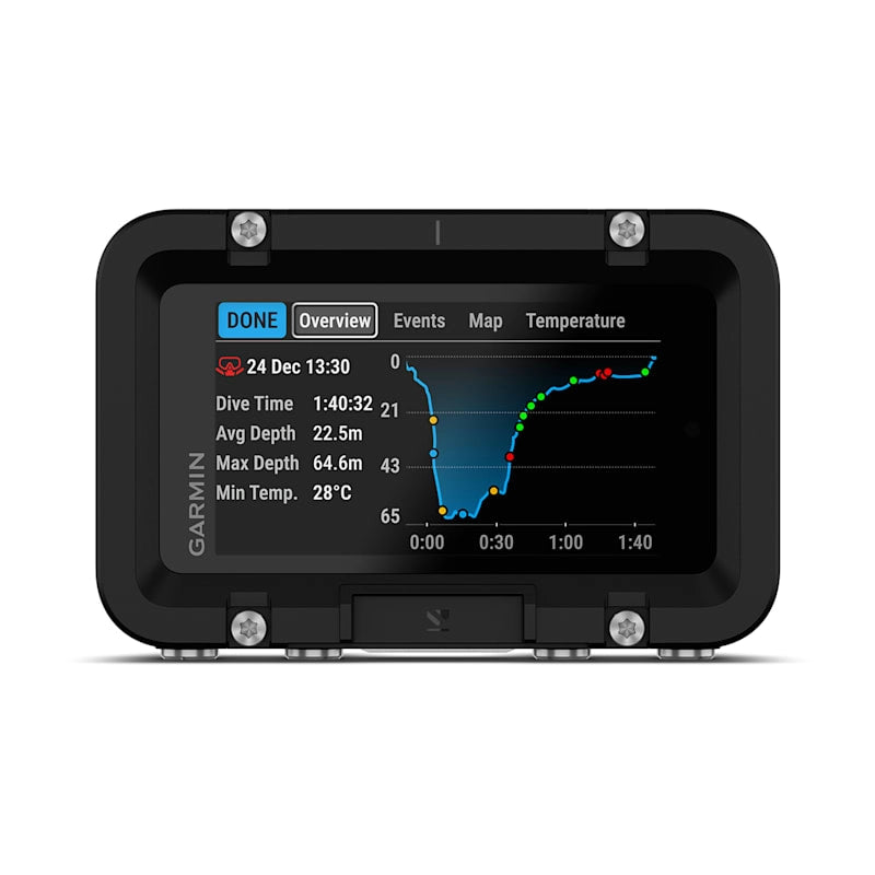 Garmin Descent™ X50i: Large-Format Dive Computer with 3" Touchscreen & SubWave™ Sonar Messaging