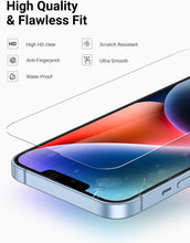 UGREEN 2 Pack iPhone 16e 2025 iPhone 14/13/13 Pro Screen Protector 6.1 Inch with Alignment Frame Easy to Install Bubble Free HD Clear Scratch Resistant Anti-Fingerprint Tempered Glass Screen Protector