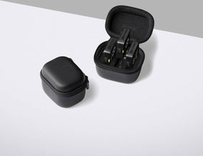 RØDE Wireless PRO Compact Wireless Microphone System with Lavaliers, Records 40Hrs 32-bit Float Audio, 128-bit Encryption, Up to 7 Hrs Bateries, Intelligent GainAssist, Content Creation, Black | WIPRO