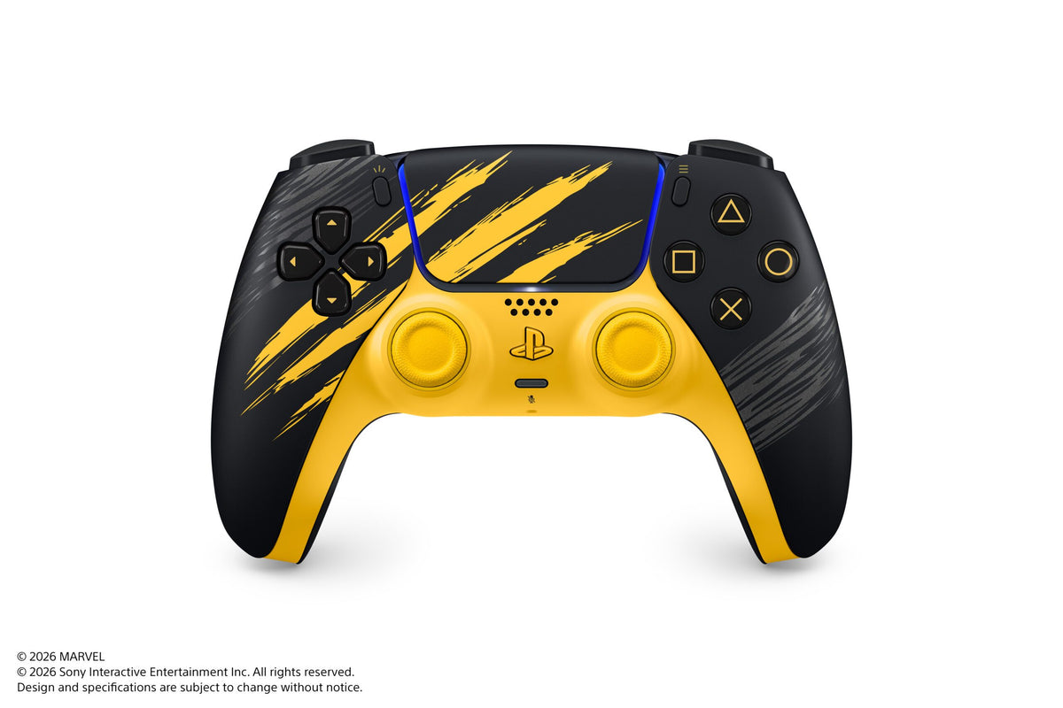 PlayStation 5 Digital Edition Console 825GB - Marvel's Wolverine Battle Yellow Limited Edition Bundle