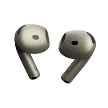 MERLIN CRAFT CUSTOMISED BOLD APPLE AIRPODS 4 ANC WIRELESS EARBUDS, BLUETOOTH HEADPHONES, PERSONALIZED SPATIAL AUDIO, WATER RESISTANT,NOISE CANCELLATION, USB-C CASE, H2 CHIP (NATURAL TITANIUM)