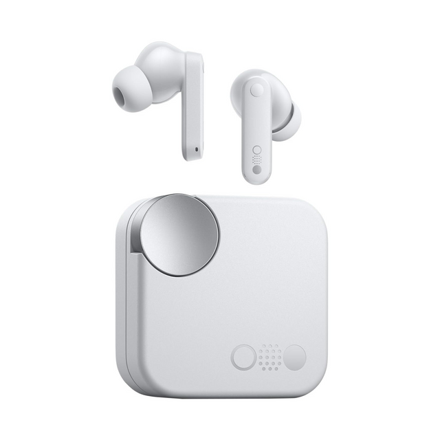 CMF BY NOTHING Buds Wireless Earbuds,42dB Active Noise Cancellation,35.5H Playtime IP54 Waterproof Earphones,Bluetooth 5.3 Dual-Device Connection in Ear Headphones for iPhone & Android (Light Grey)