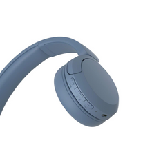 Sony WH-CH520 Wireless Headphones, 50 hours battery life, Clearer hands-free calling, Multipoint Connection, On-ear style, Blue, UAE Version - 1-Year warranty
