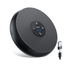 EMEET USB Speakerphone, M1A Zoom Certified AI Mics 360°Voice Pickup USB Type C-A Plug&Play Computer Speakers with Microphone, Fast Mute Noise Reduction Echo Cancellation for 5-8 People for Zoom Teams