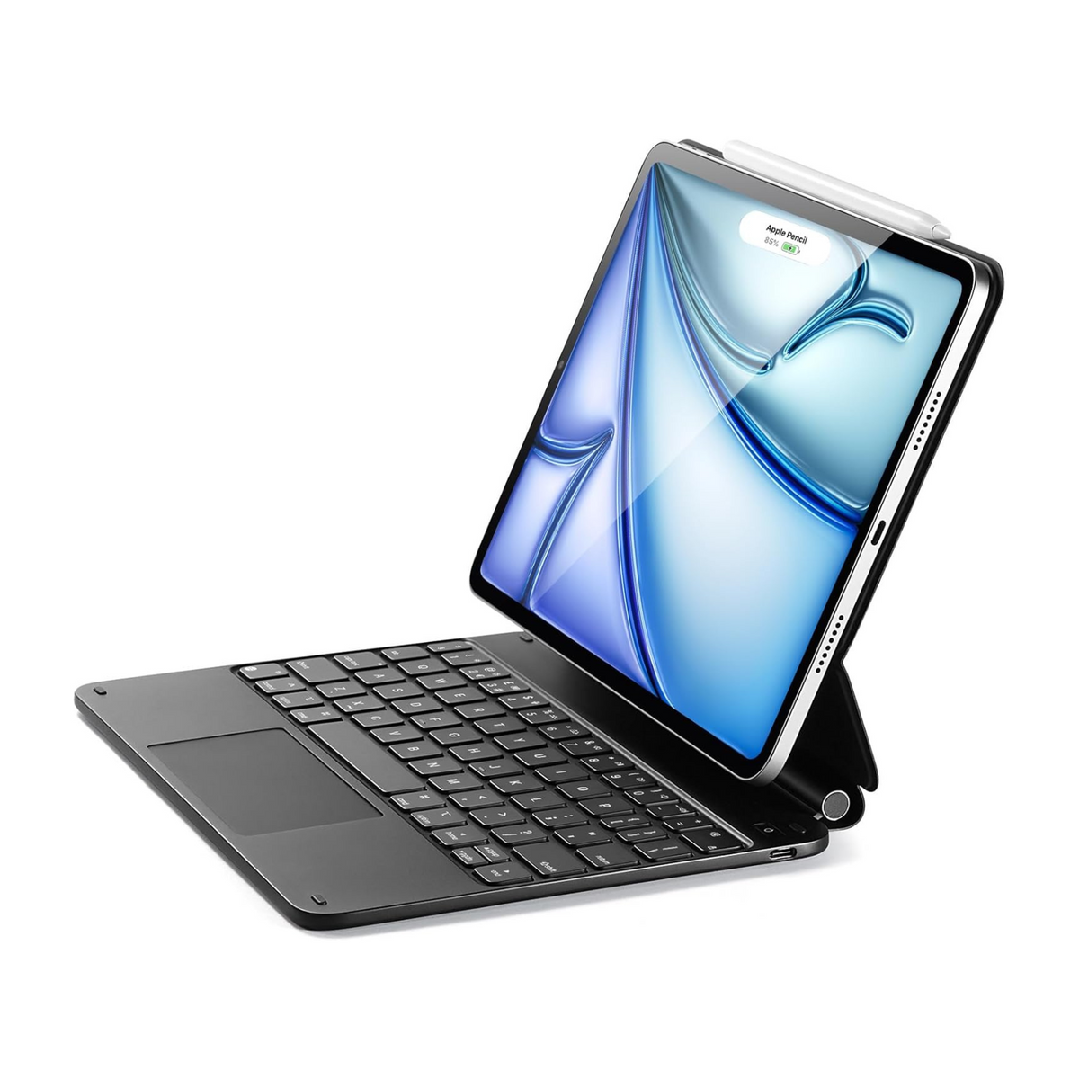 ESR iPad Air 11 inch Case with Keyboard (M3/M2, 2025/2024), iPad Pro 11 (4th/3rd/2nd/1st Gen) & iPad Air 5th/4th Magic Case, Easy-Set Floating Cantilever Stand, Precision Multi-Touch Trackpad, Black