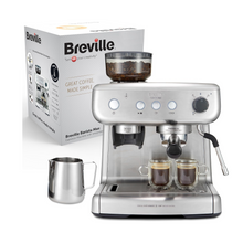 Breville Barista Max | Fully Automatic Espresso Machine | With Built-in Grinder and 15 Bar Italian Pump [VCF126X]
