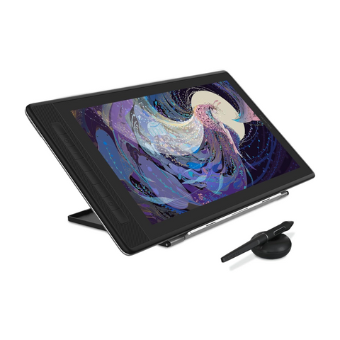HUION KAMVAS Pro 16 2.5K QHD Drawing Tablet with Screen QLED Full-Laminated Graphics Tablet with Battery-Free Pen, 15.8inch Digital Art Tablet Compatible with Mac, PC, Android & Linux