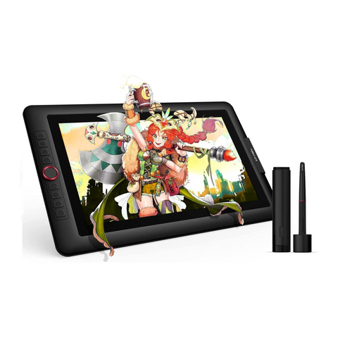 XP-PEN Artist15.6 Pro 15.6 Inch Drawing Pen Display Graphics Monitor Full-Laminated Technology Drawing Monitor with Tilt Function and Red Dial (8192 Levels Pen Pressure, 120% sRGB)