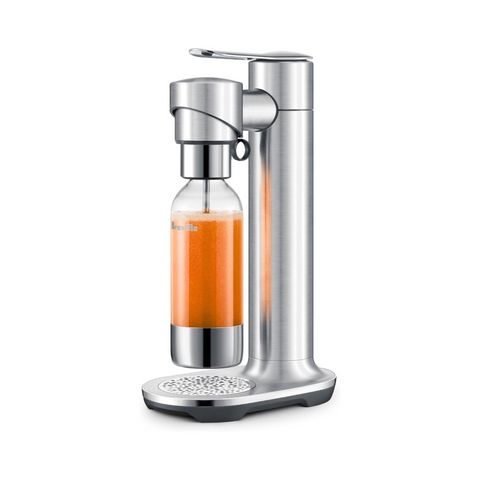 Breville the InFizz™ Fusion Sparkling Beverage Carbonator, BCA800BSS, Brushed Stainless Steel
