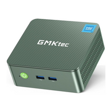 GMKtec Mini PC, Intel Twin Lake N150 (Upgraded N100), 16GB DDR4 RAM 512GB PCIe M.2 SSD, Desktop Computer 4K Dual HDMI/USB3.2/WiFi 6/BT5.2/2.5GbE RJ45 for Office, Business